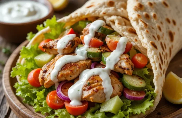 5-Ingredient Chicken Pita Recipe