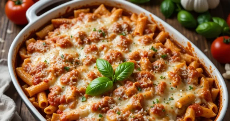 baked ziti recipe (no meat)