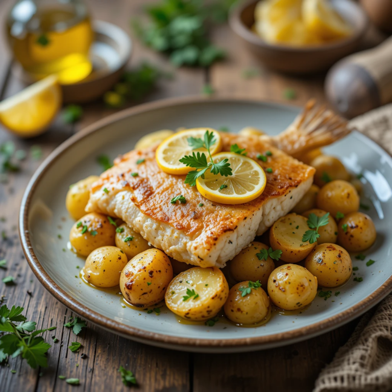 Sea Bream and Potato Recipe