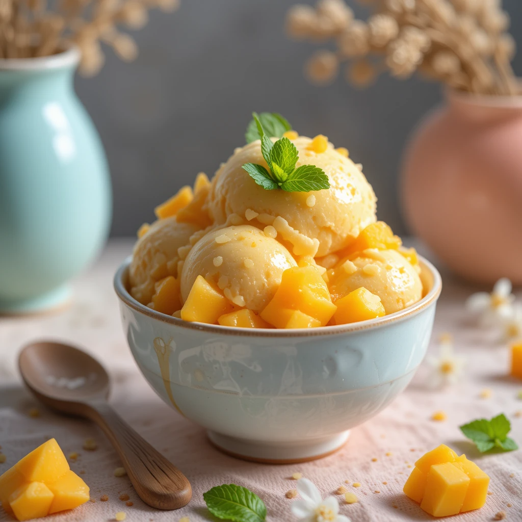 Propitious Mango Ice Cream Recipe