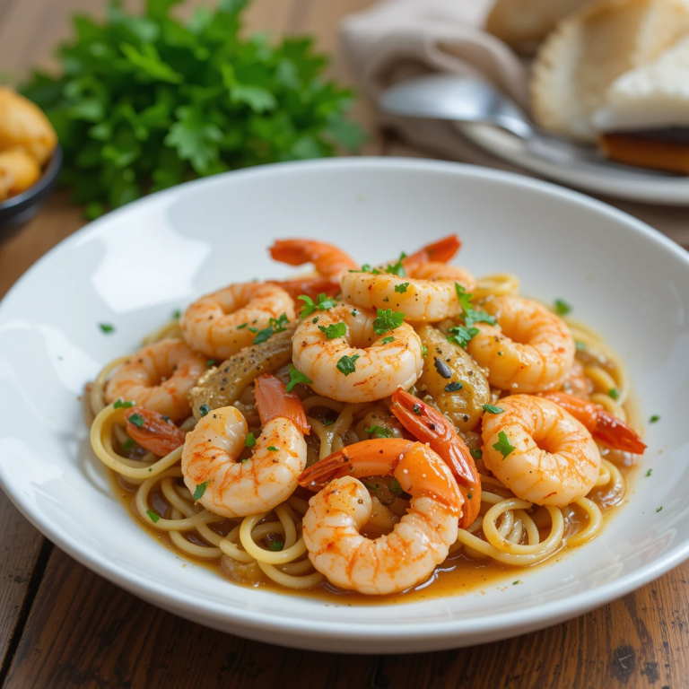 Irresistible shrimp scampi recipe in 20 minutes for a Michelin-starred restaurant-quality dinner