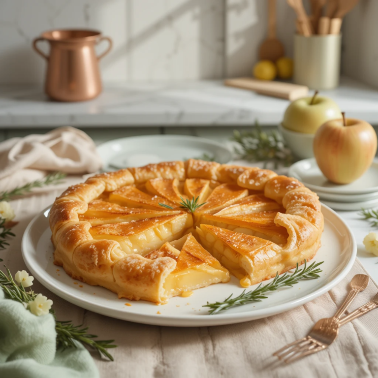 Apple Cheddar Galette recipe