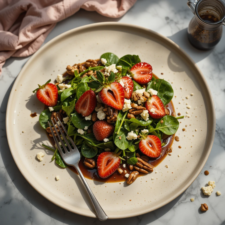 Graet Strawberry Spinach Salad