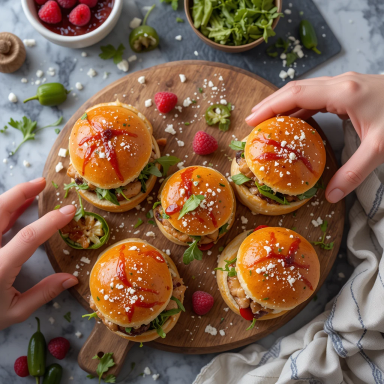 Raspberry Jalapeño Chicken Slider