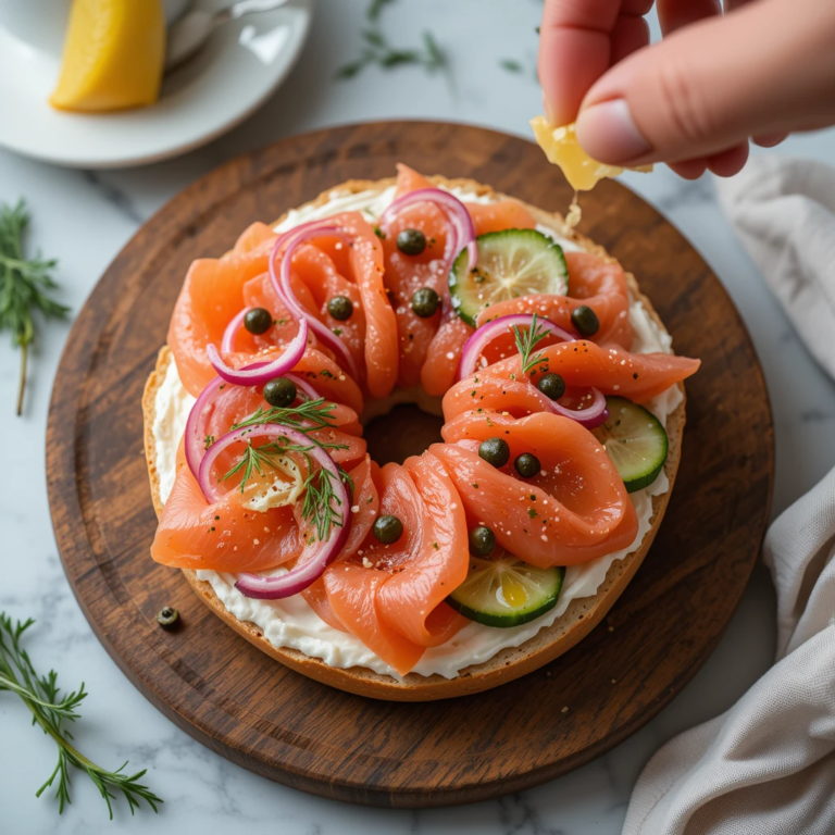 Smoked Salmon Bagel