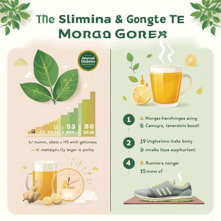 The Slimming Power of Moringa & Ginger Tea