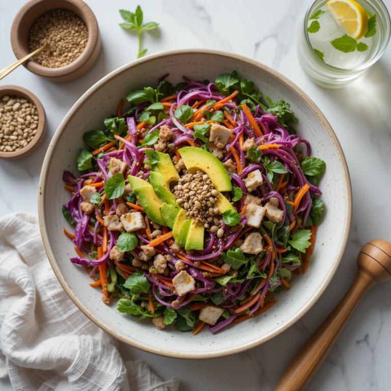 Nourishing Detox Salad Featuring Chardon-Marie