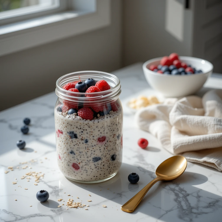Berry Vanilla Overnight Oats