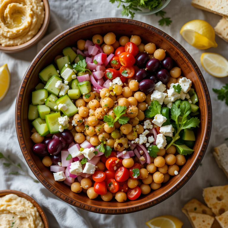 Mediterranean Chickpea Power Bowl