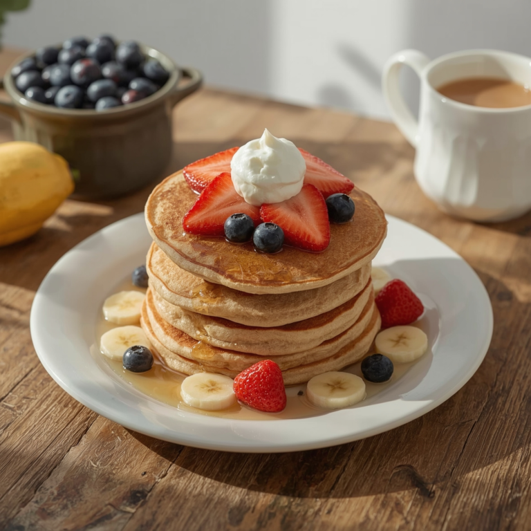 Berry-Burst Fruit Pancakes