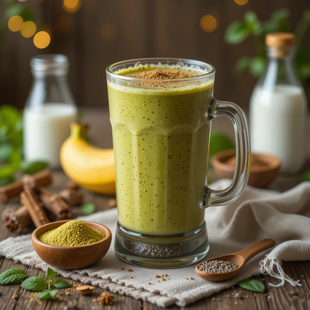 The Ashwagandha-Moringa Smoothie