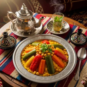 Colorful Moroccan Couscous – A Wholesome Bowl Kids Can’t Resist!