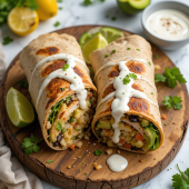 Chipotle Ranch Grilled Chicken Burrito