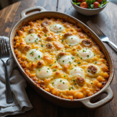 Creamy Sausage & Hashbrown Casserole