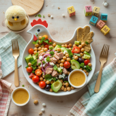 Zesty Tuna Chickpea Salad – Light, Healthy & Satisfying